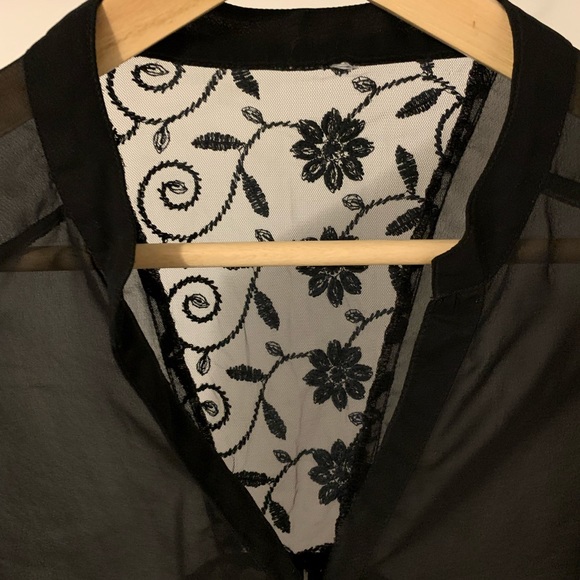 See Through Black Blouse - Picture 5 of 5